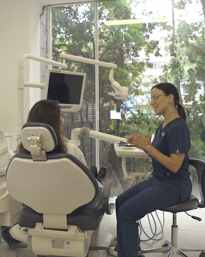 Secuencia del método: conversación, escáner intraoral, tomografía y planificación digital